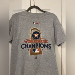 2017 Gray ASTROS World Series Champions T-Shirt